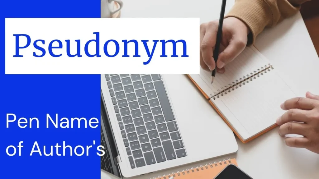 Pen Name vs Real Name