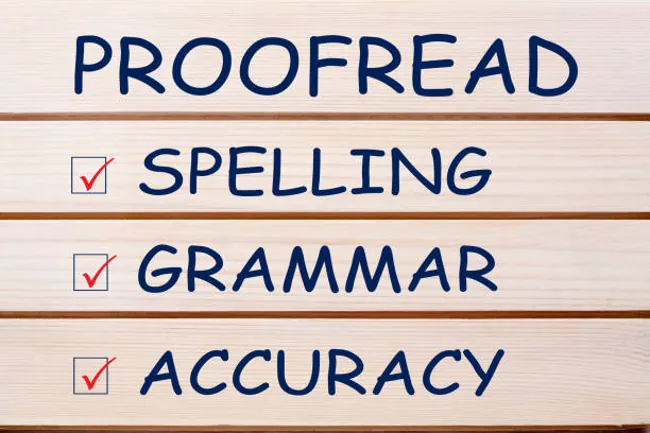 Proofreading for Authors