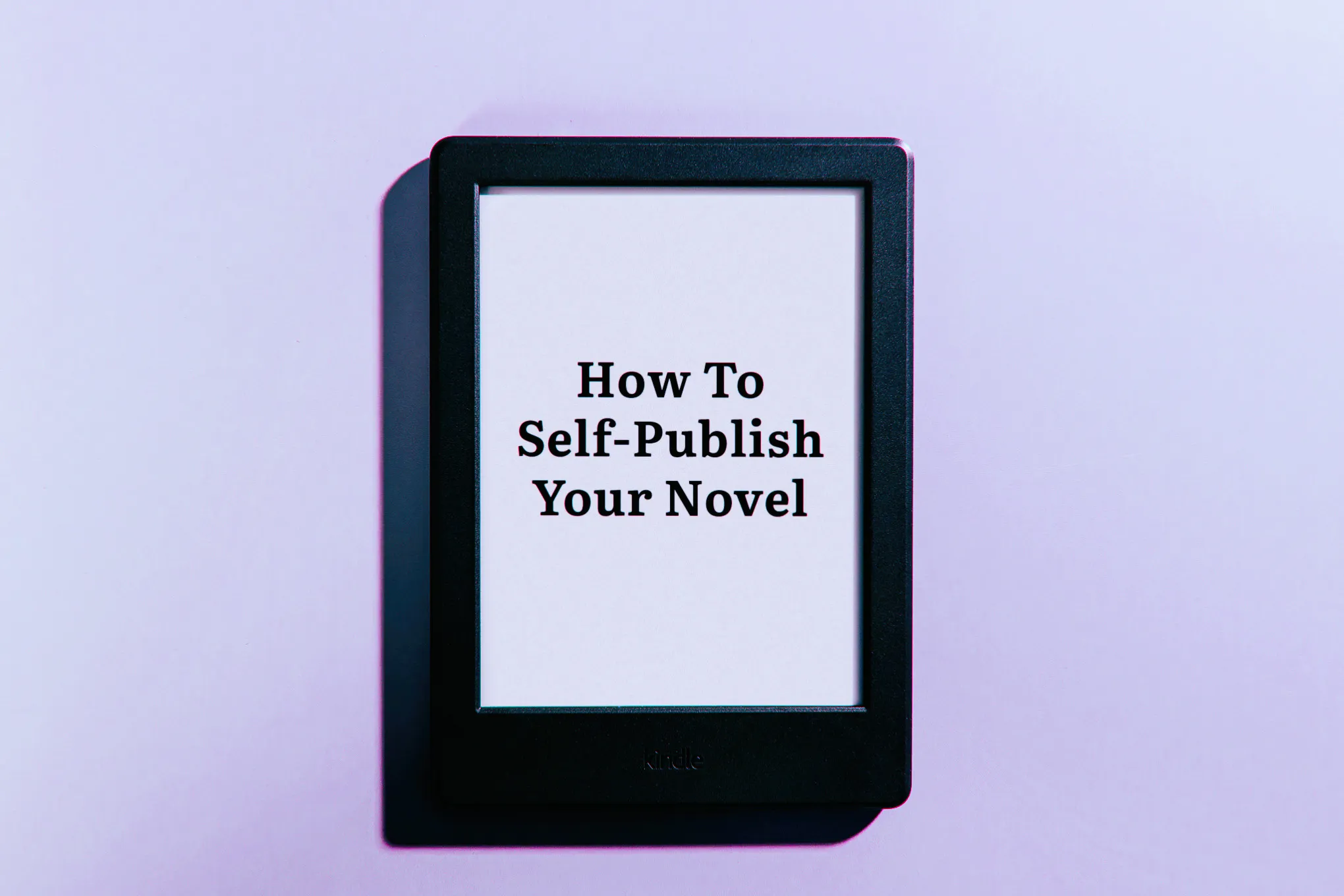 How to Self Publish a Novel